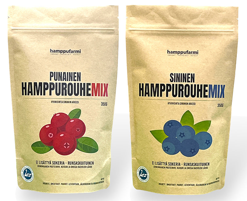 Blå & Röd Hampfrömix 350 g