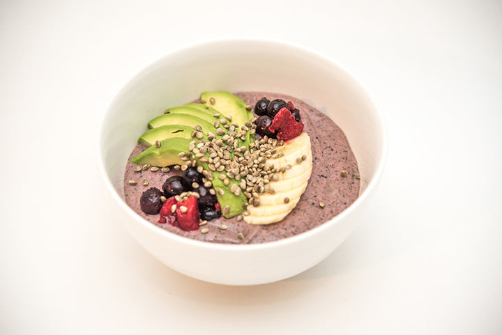Hamppu smoothie bowl
