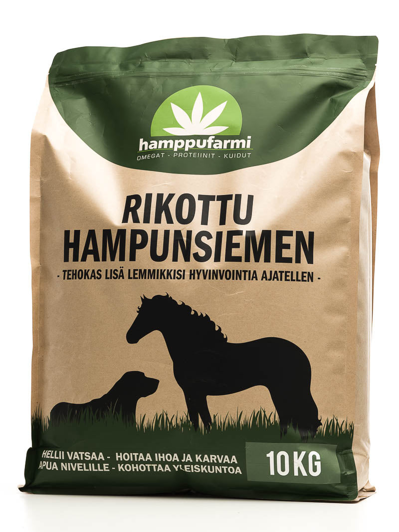 Hampputuotteet eläimille